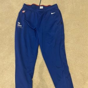XL New York Giants team issued blue sweat pants. Slightly worn.
